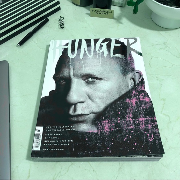 High Fashion "THE HUNGER" Magazine Coffee Table Accent Book 2012 Edition Black - Picture 5 of 13